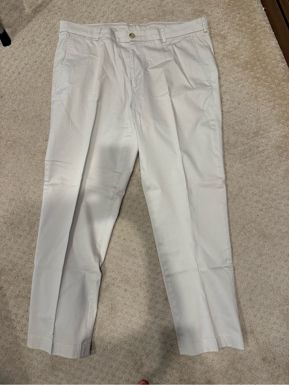 Men’s light khaki Southern Tide dress pants.
